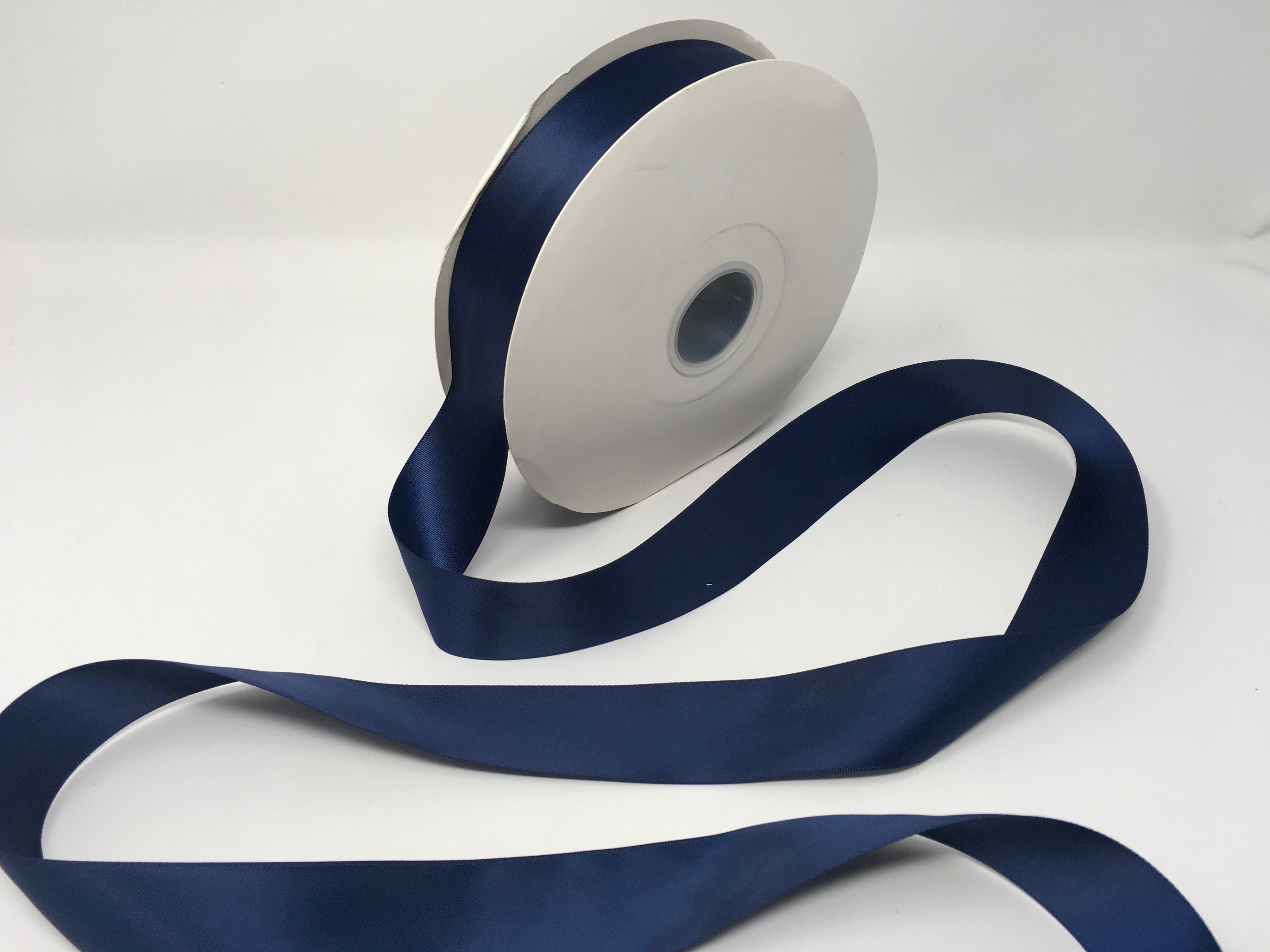 Peacoat 1.5 Inch Double Face Satin Ribbon 100 Yard Roll