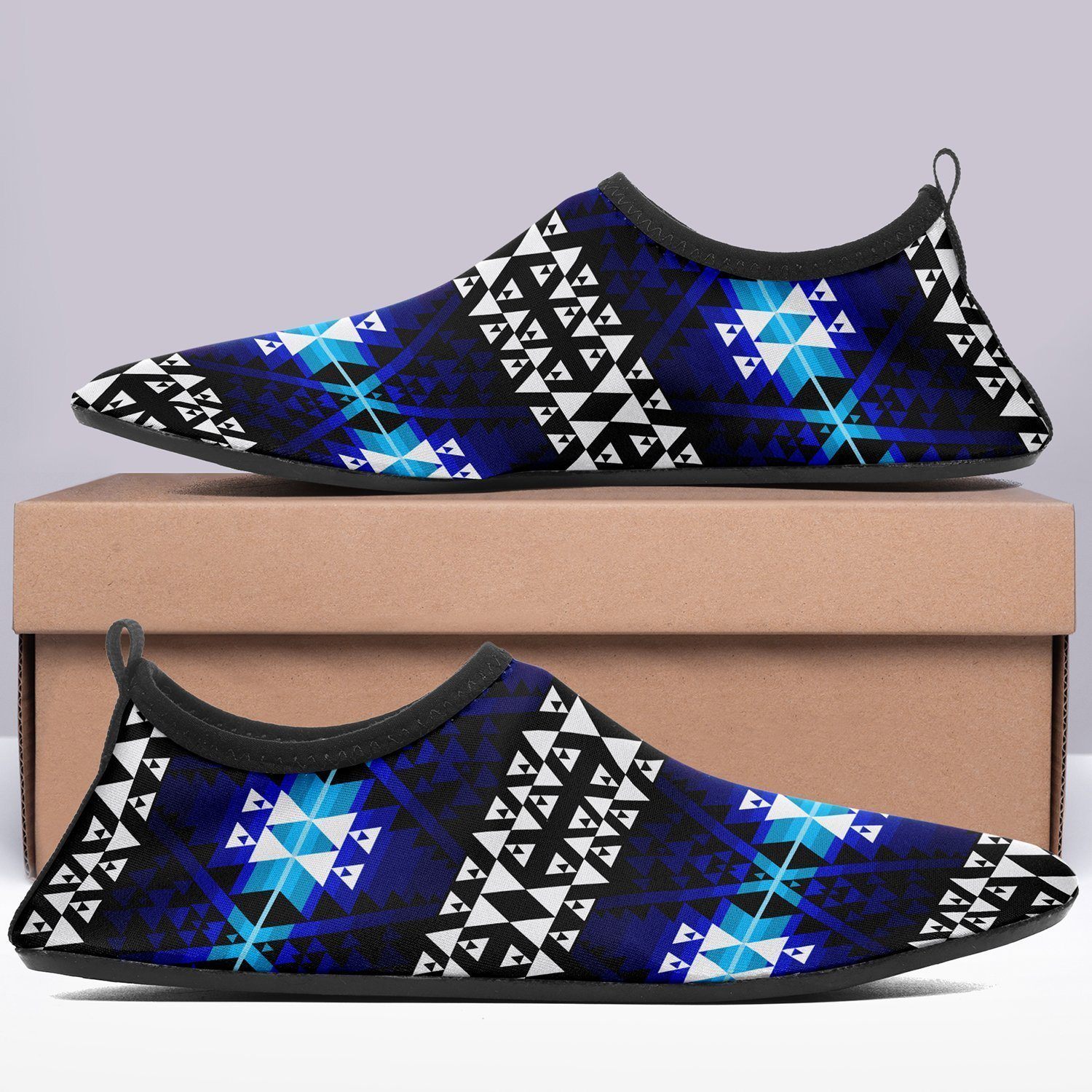 Writing on Stone Night Watch Sockamoccs Kid's Slip On Shoes 49 Dzine