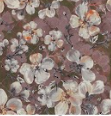 Autumn Flowers Earth Cotton Fabric