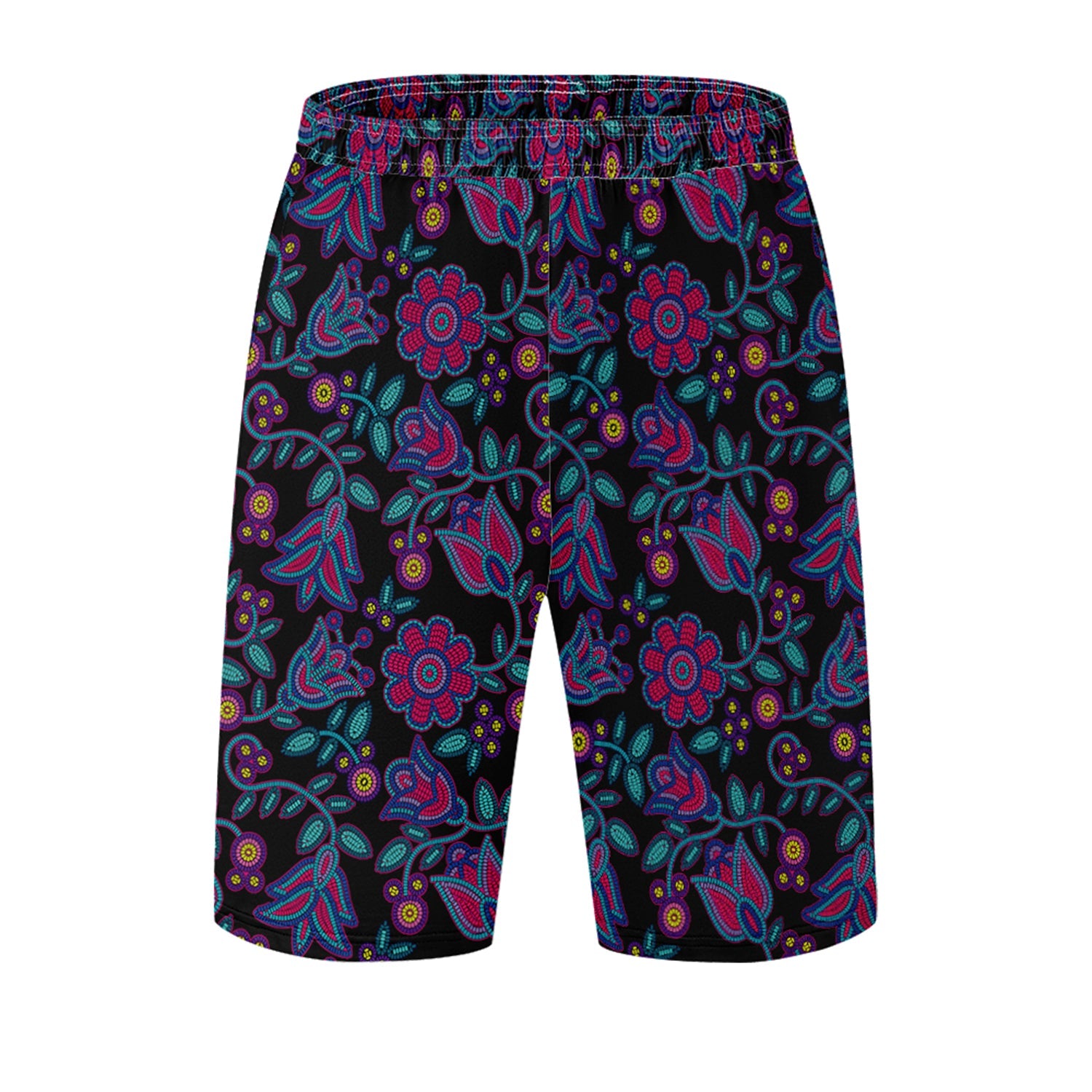 Beaded Nouveau Coal Athletic Shorts