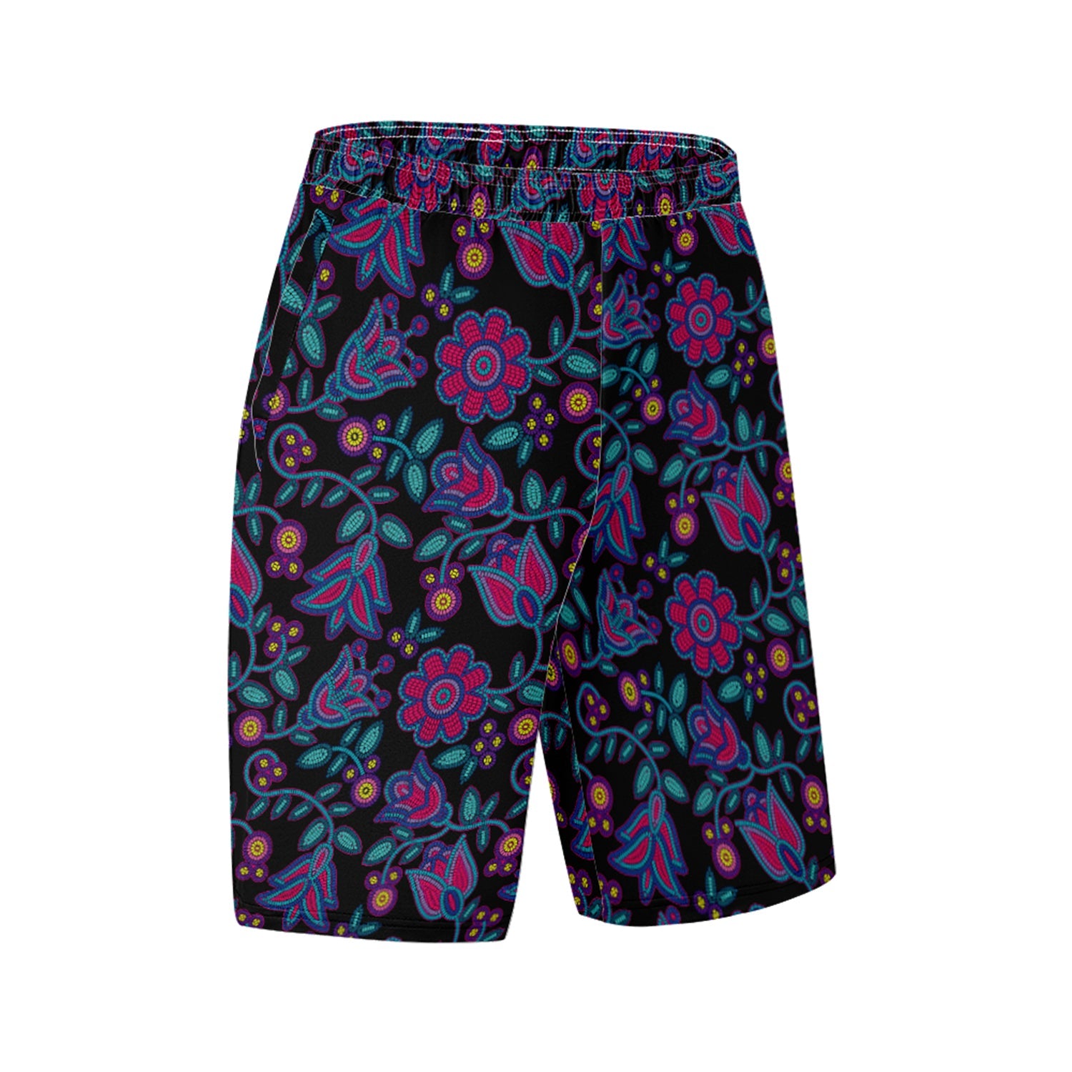 Beaded Nouveau Coal Athletic Shorts