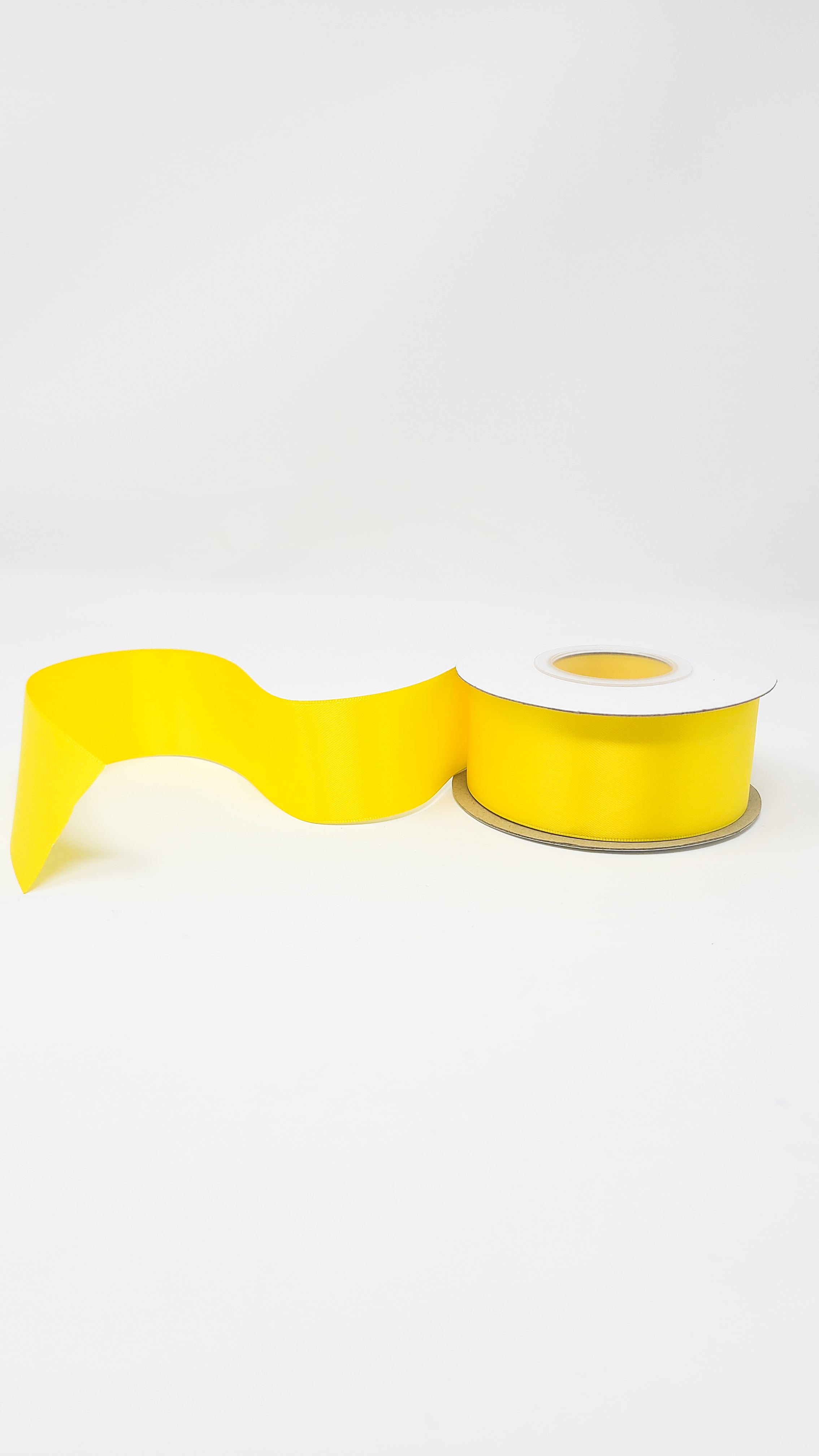 Daffodil - Double Face 1.5 inch Solid Colored Ribbon
