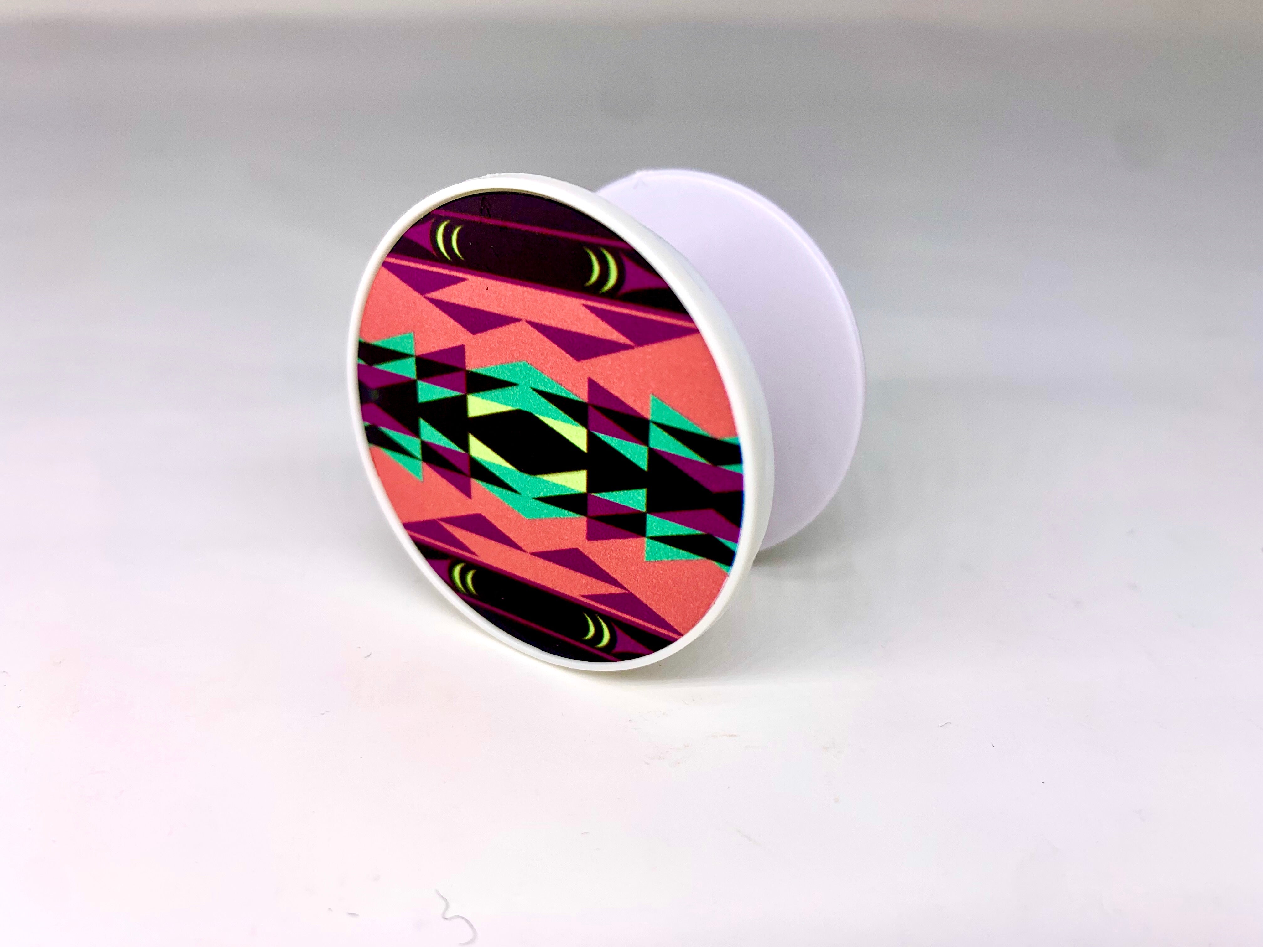 Ovila Mailhot Design In Ones Element Blush Red Cell Phone Grip