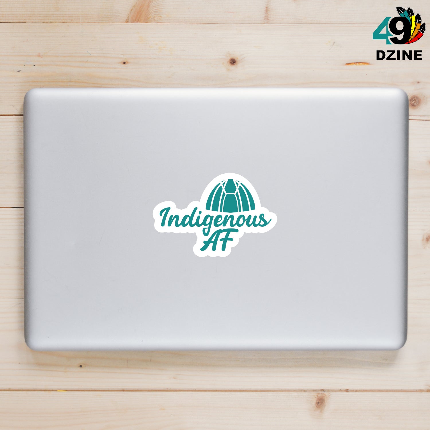 Indigenous AF Wigwam Sticker
