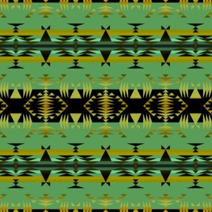Between the Mountains Sage Cotton Poplin Fabric