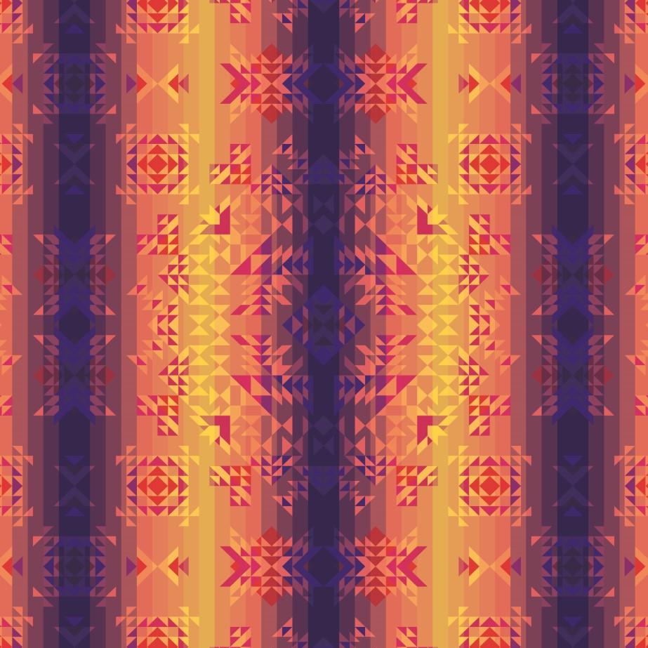 Mini Soleil Indigo Poplin Fabric By the Yard