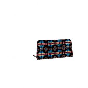 Geometric Zipper Wallet