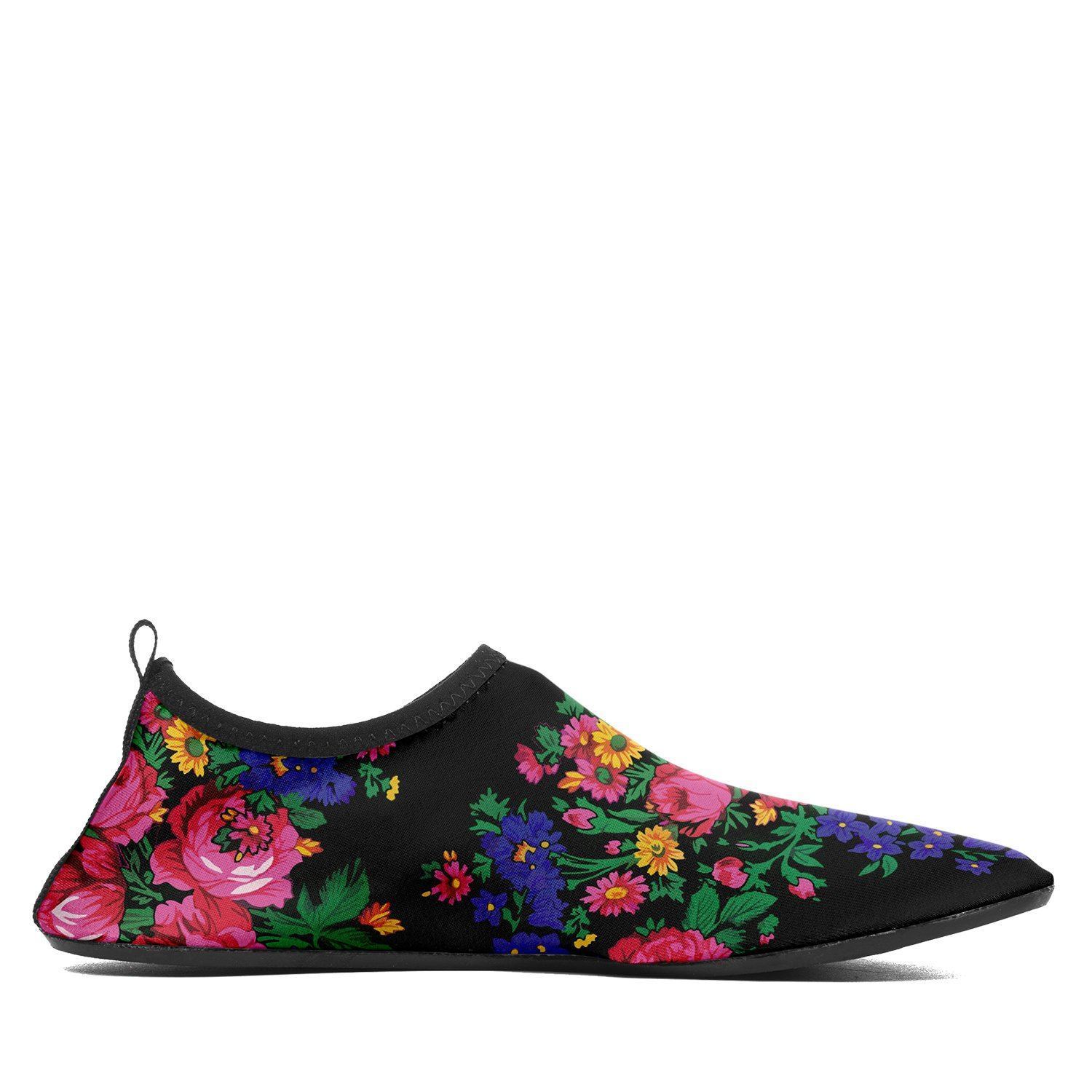 Kokum's Revenge Black Sockamoccs Kid's Slip On Shoes 49 Dzine