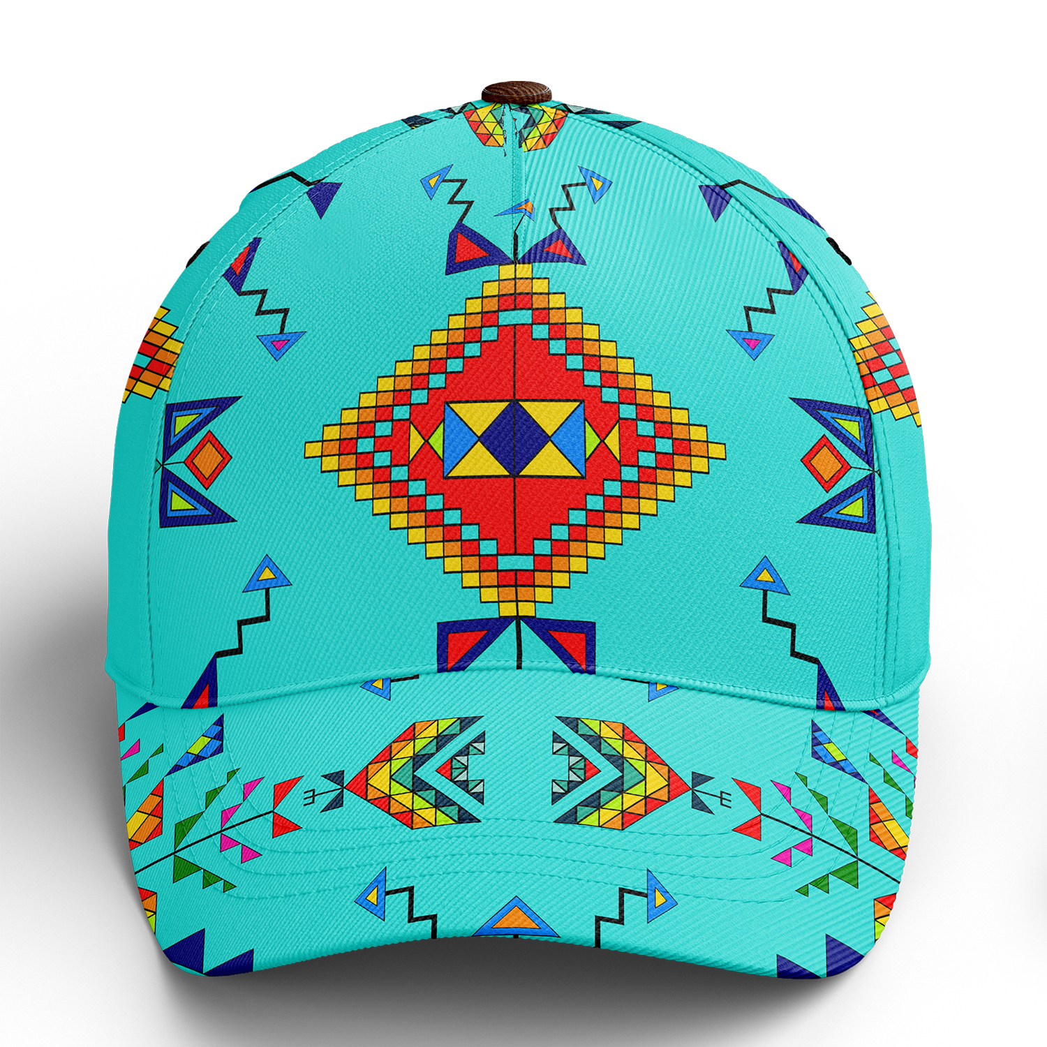 Buffalo Jump Turquoise Snapback Hat