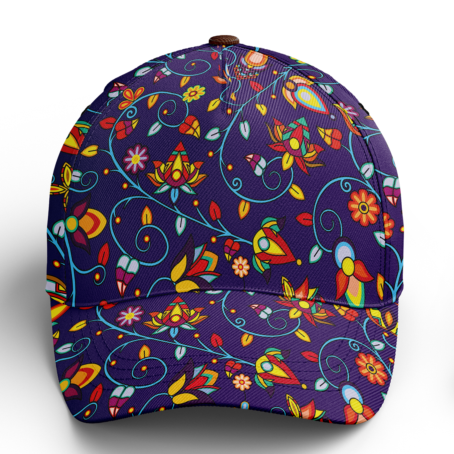 Thorny Path Blue Snapback Hat