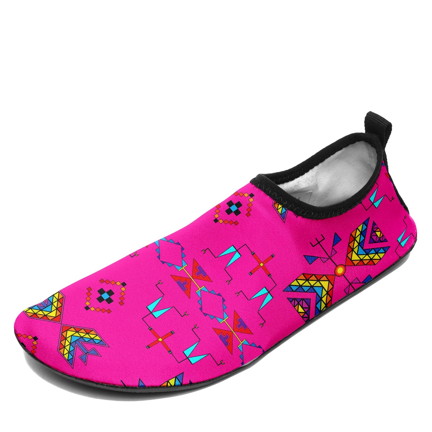 Rainy Chief Rainbow Hot Pink Sockamoccs