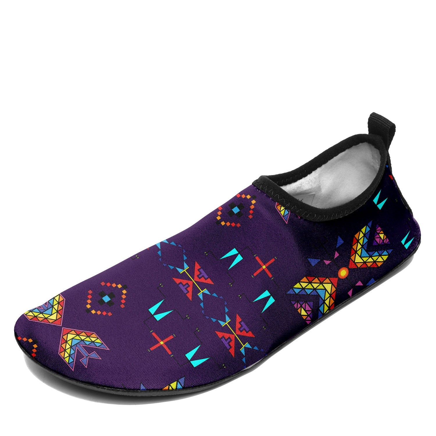 Rainy Chief Rainbow Dark Purple Sockamoccs