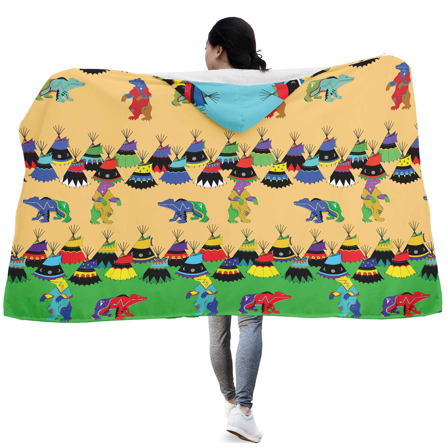 Bear Medicine Hooded Blanket