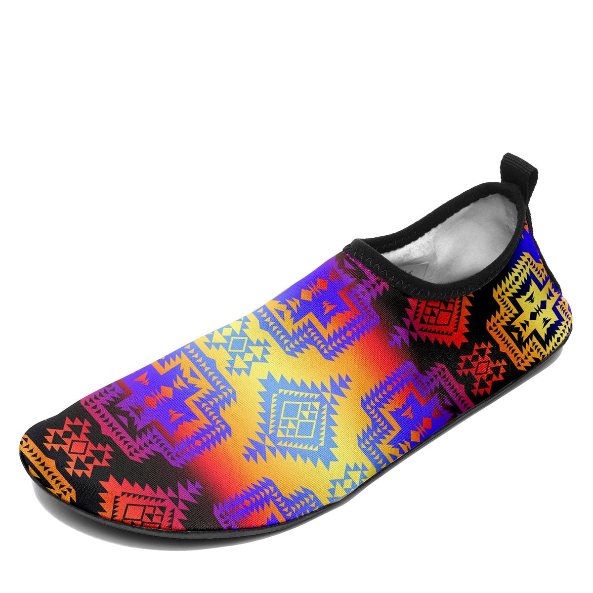 Kids Pretty Blanket Sunset Sockamoccs Slip On Shoes