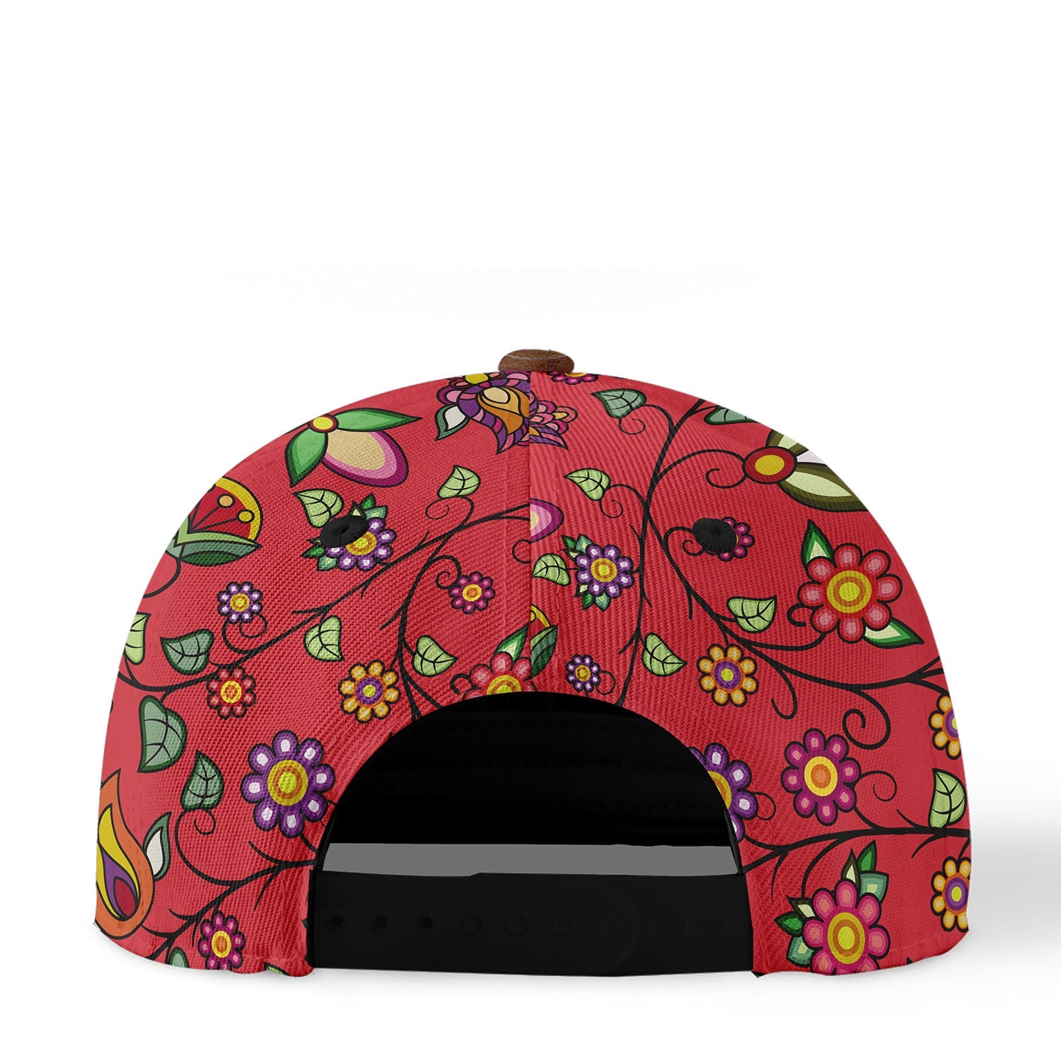 Heartbeat Petals Red Snapback Hat