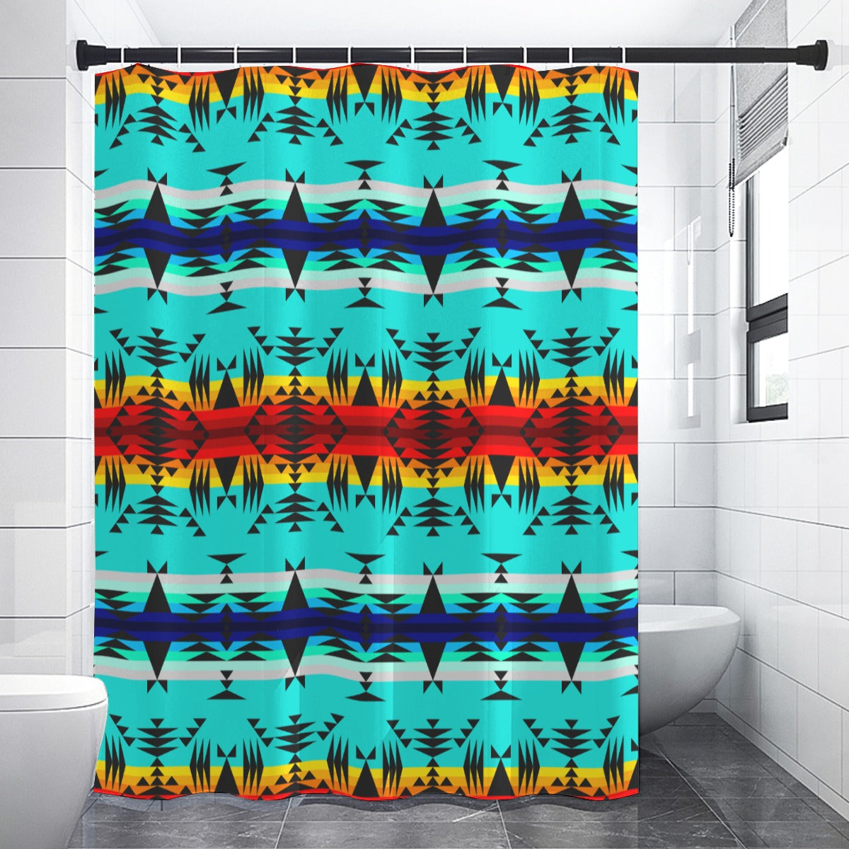 Between the Mountains Shower Curtain (59 inch x 71 inch)