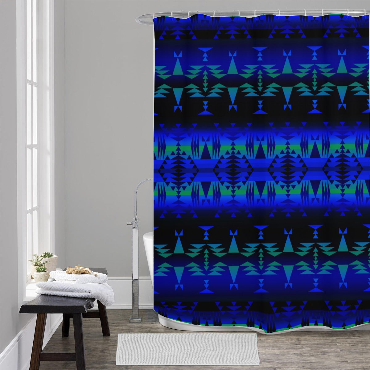 Between the Blue Ridge Mountains Shower Curtain (59 inch x 71 inch)