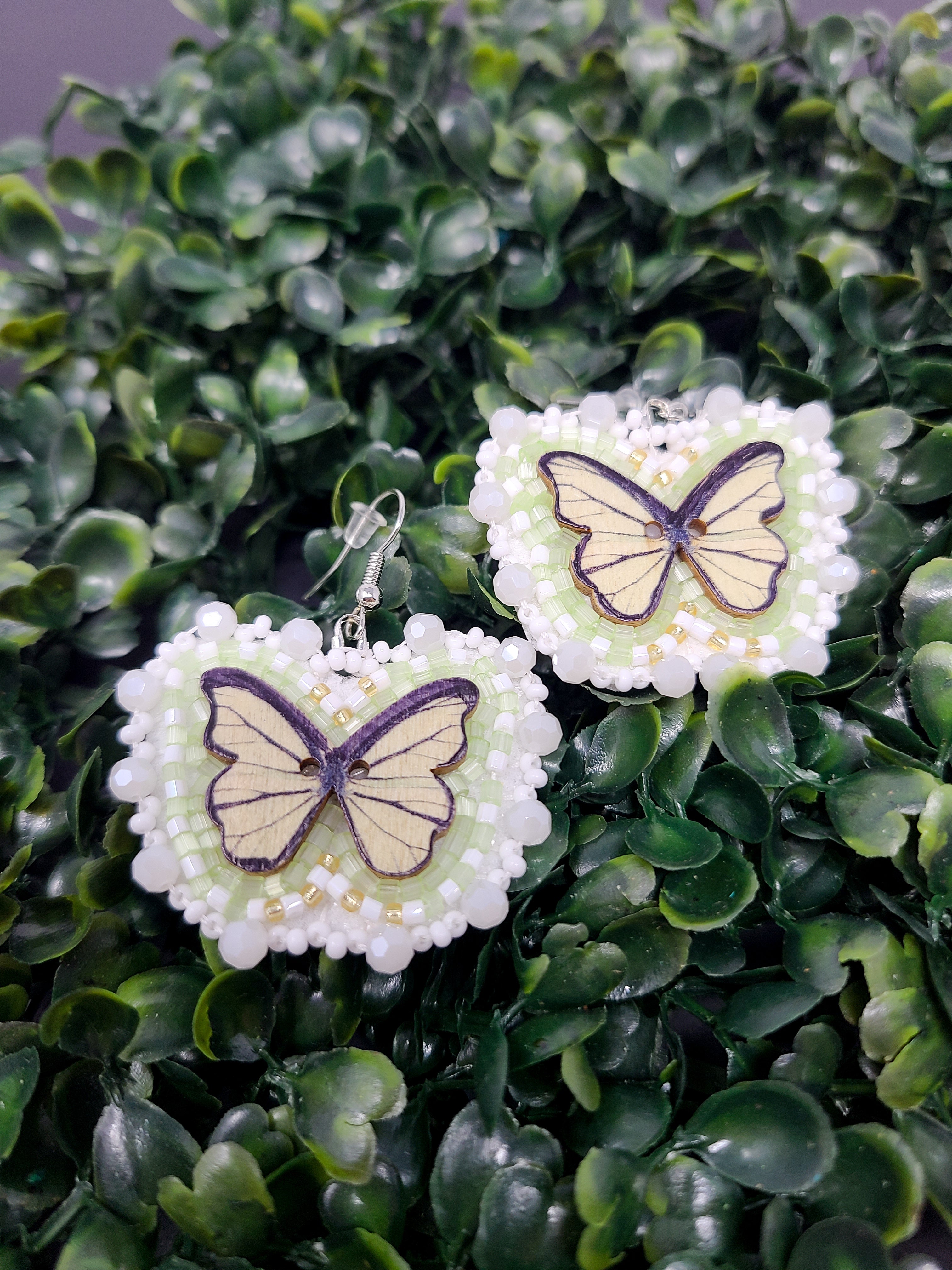 Kendra Nanooch Beaded Butterfly Earrings