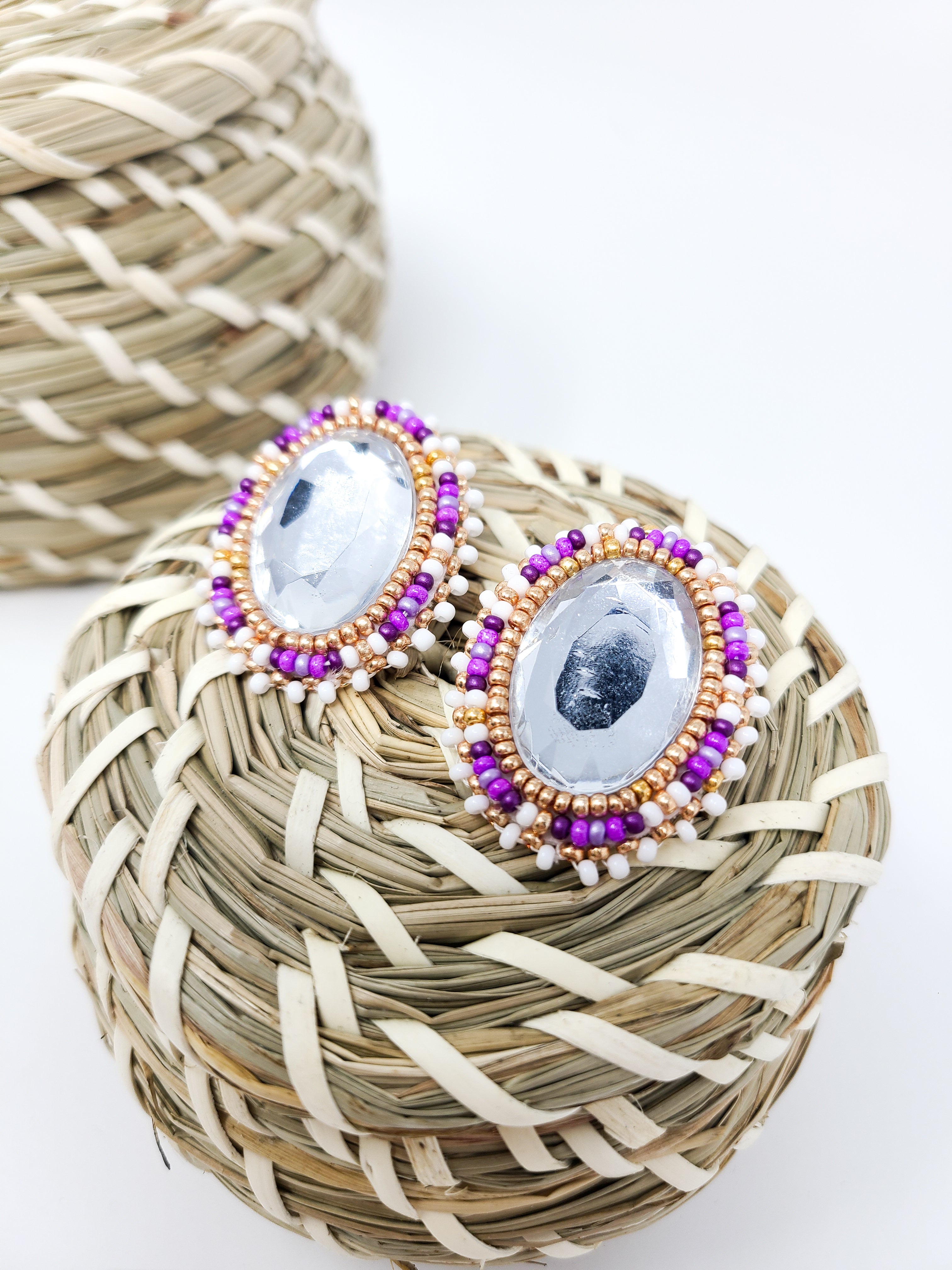 Sunny Poloz Beaded Earrings (MD)