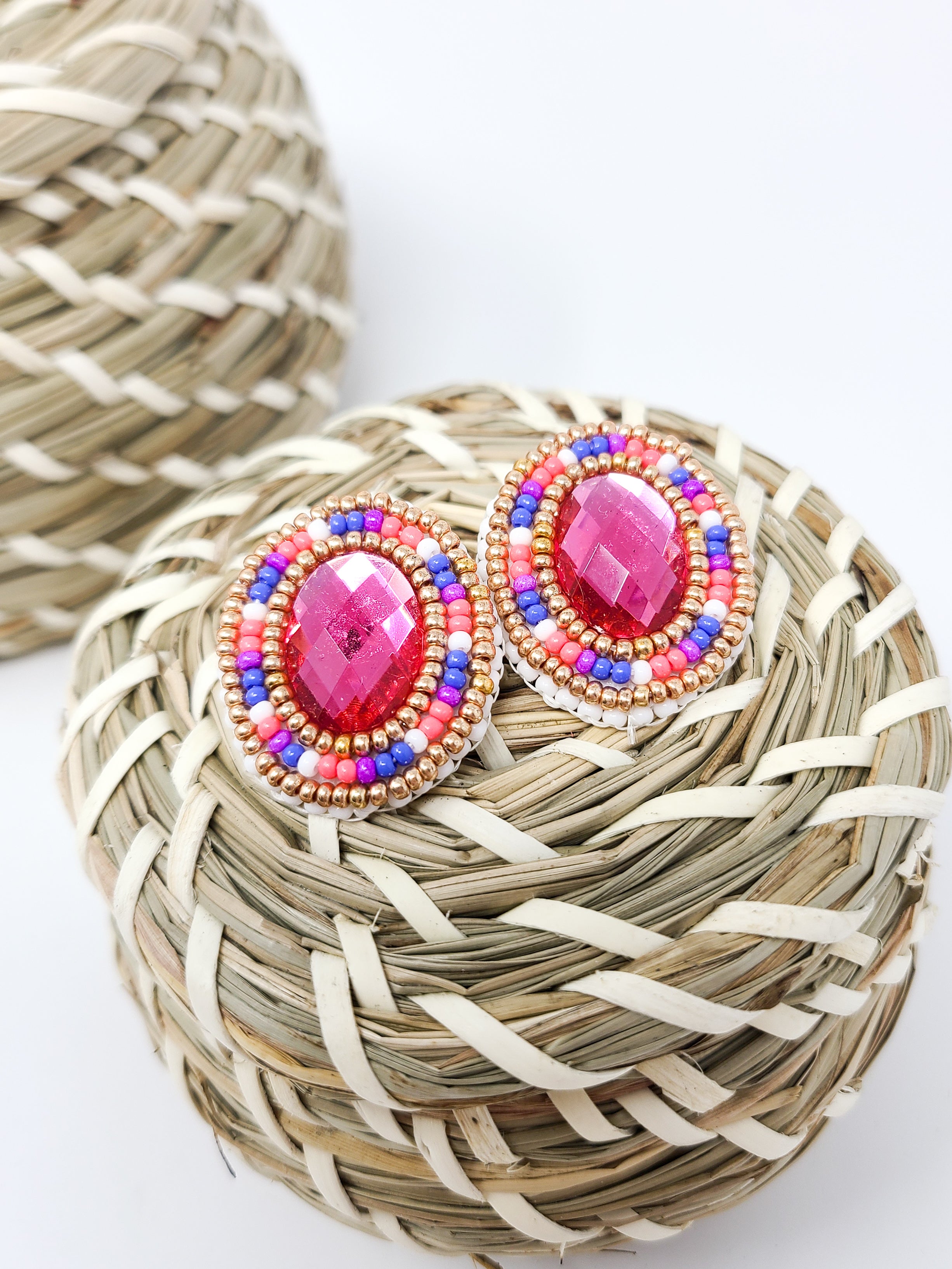 Sunny Poloz Beaded Earrings (MD)