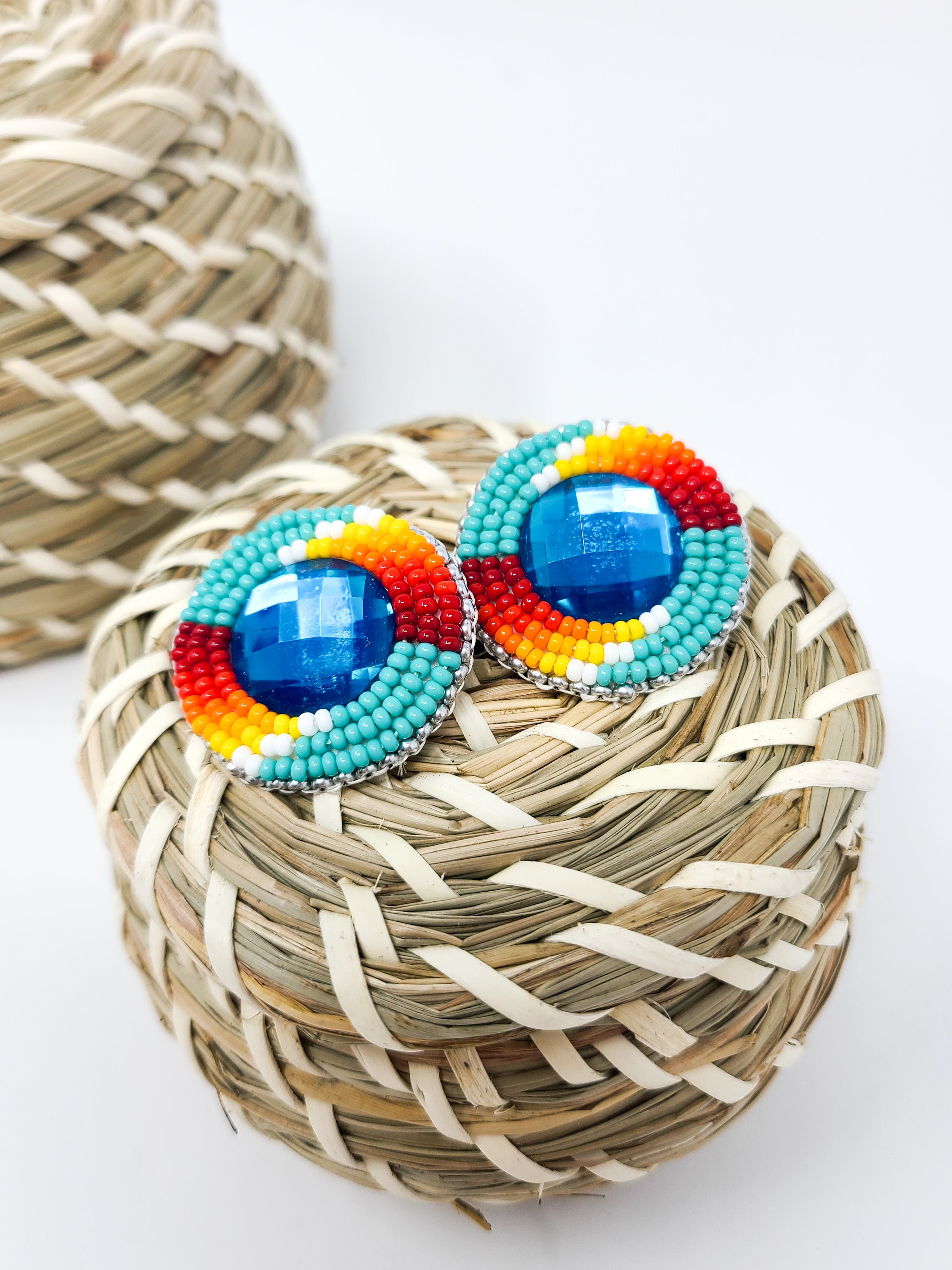 Sunny Poloz Beaded Earrings (MD)