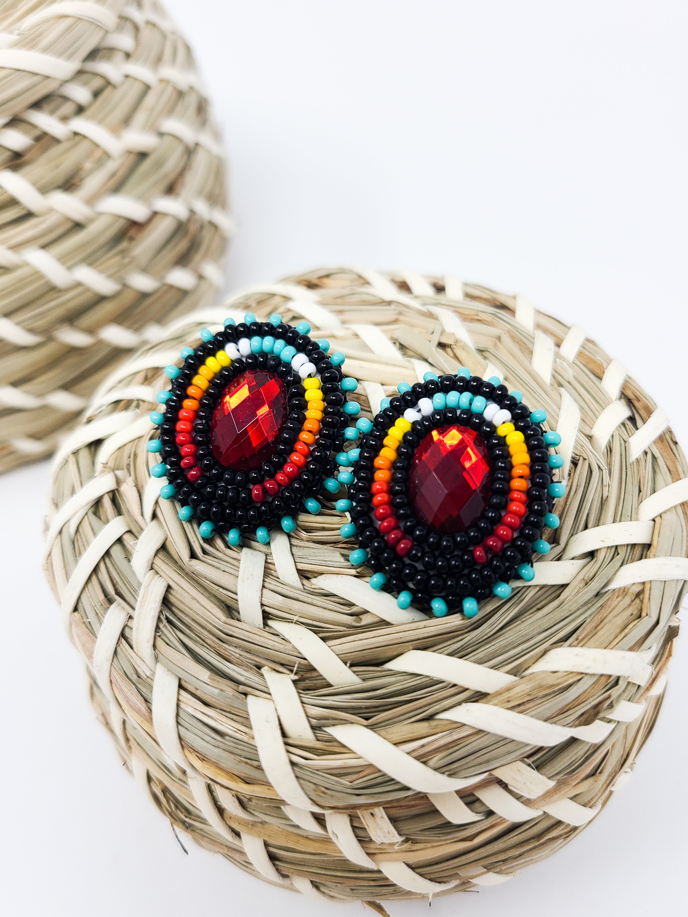 Sunny Poloz Beaded Earrings (MD)