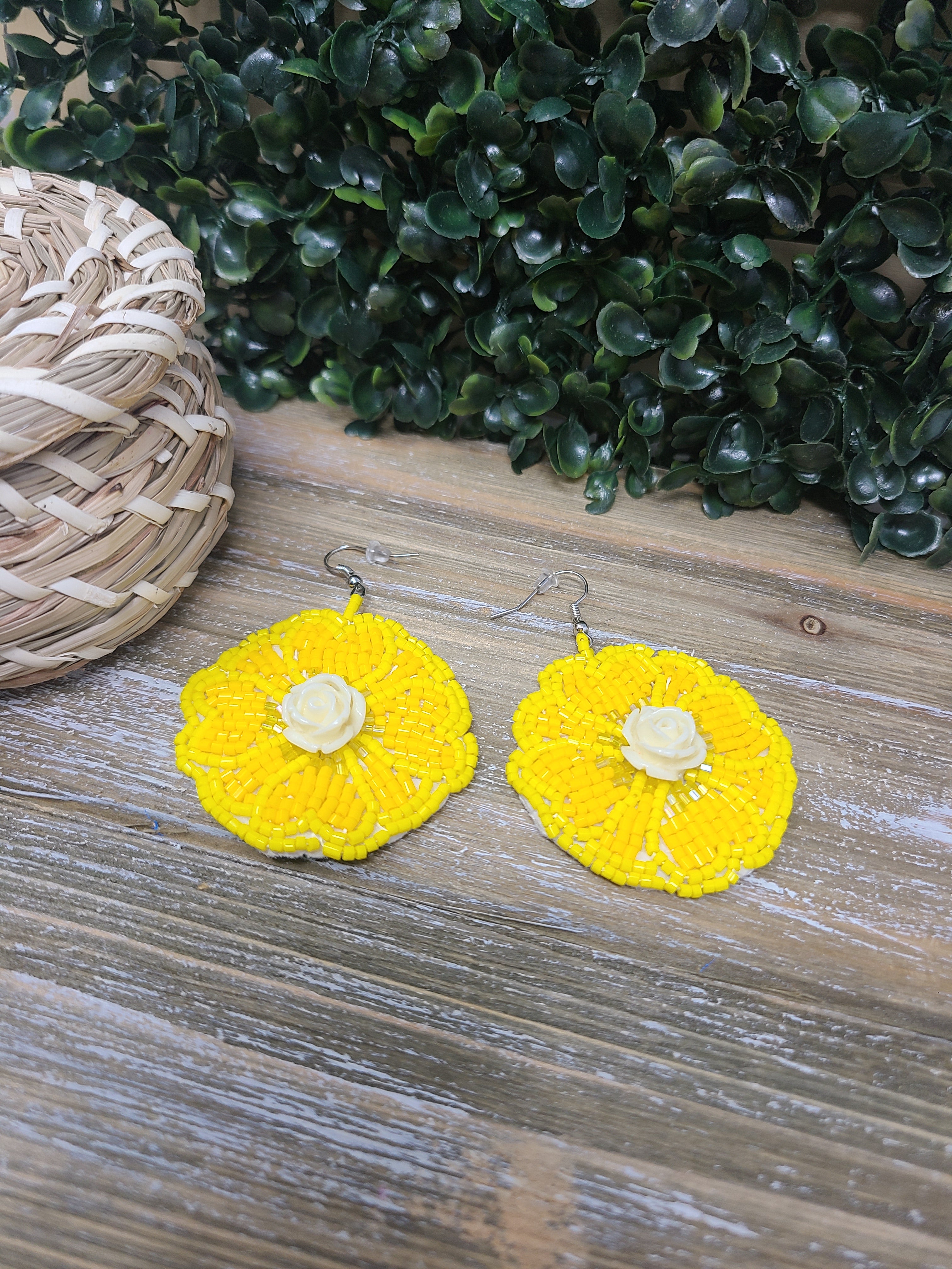 Kendra Nanooch Beaded Flower Earrings