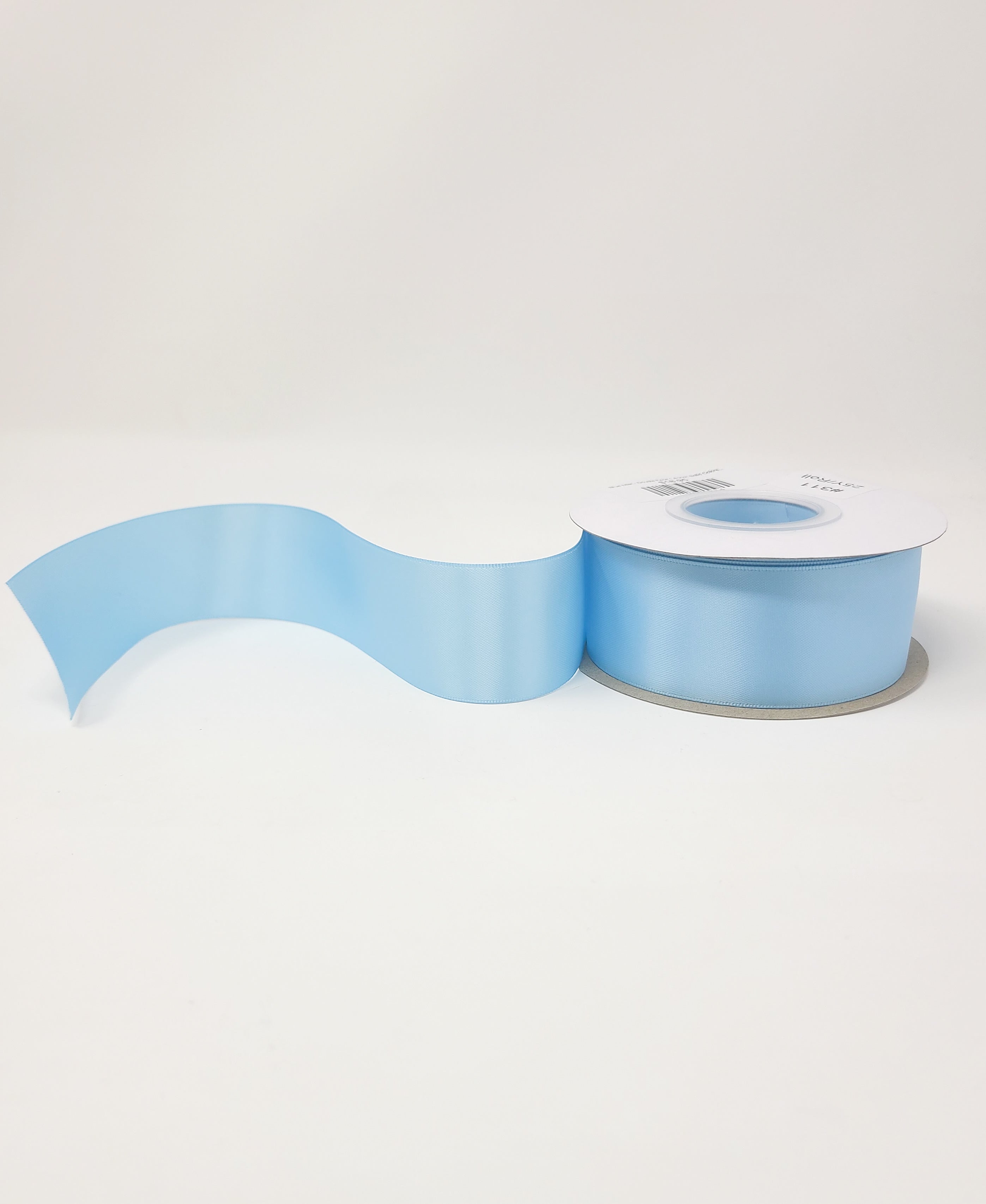 Blue Mist - Double Face 1.5 inch Solid Colored Ribbon