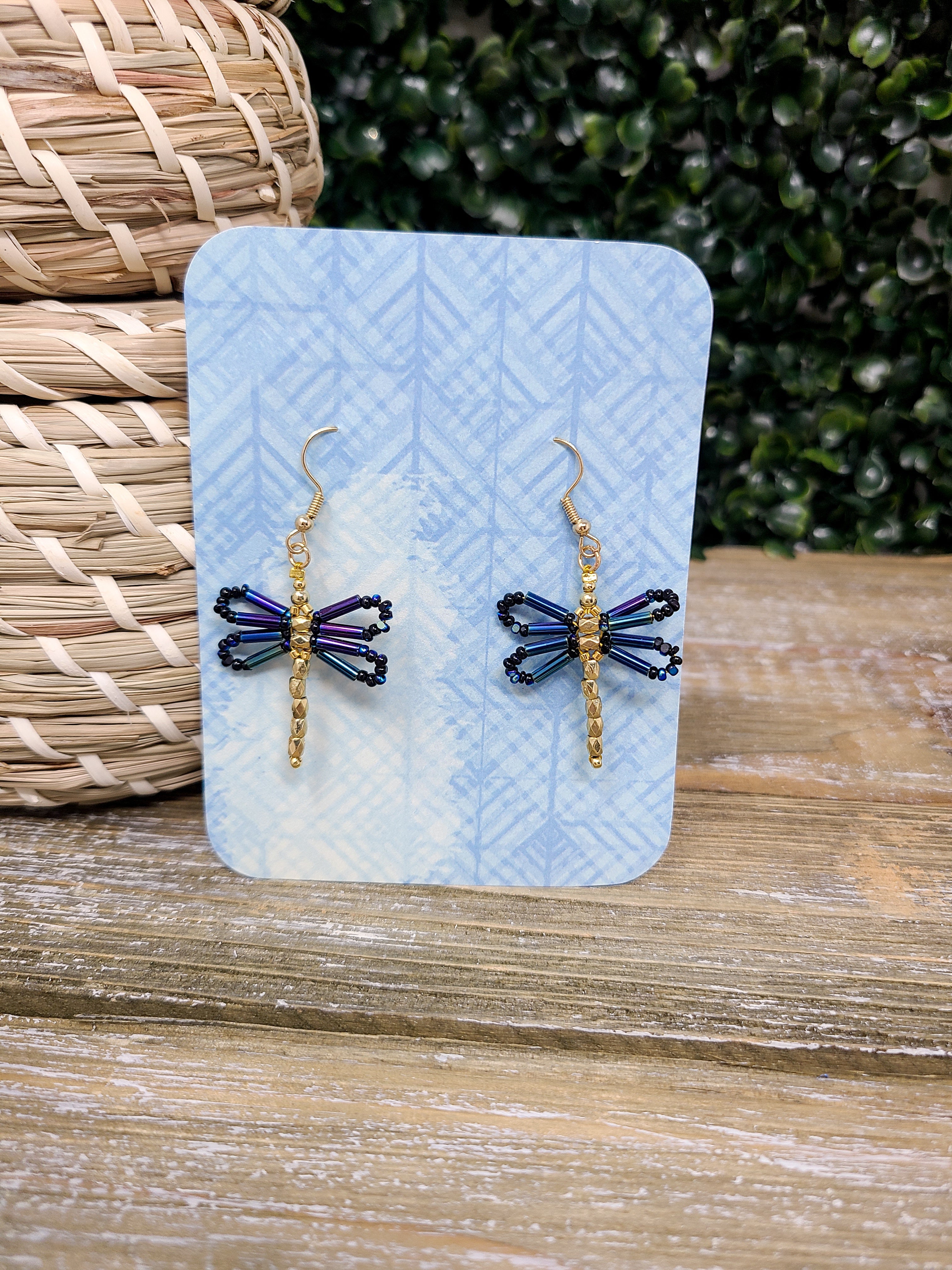 Geraldine Bekkattla Dragon Fly Earrings