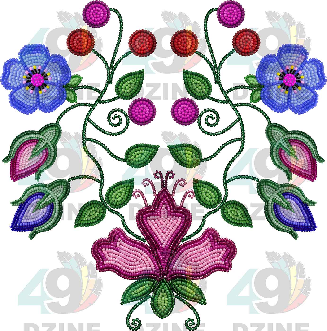 Garden Halo Beadwork Various Sizes