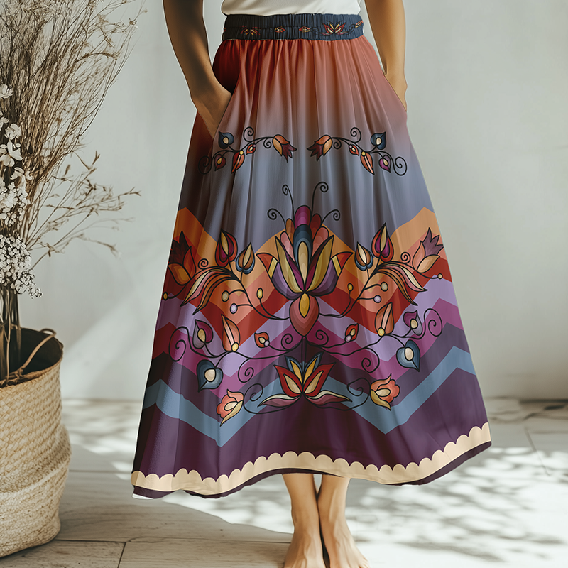 Ember Blossom Skirt