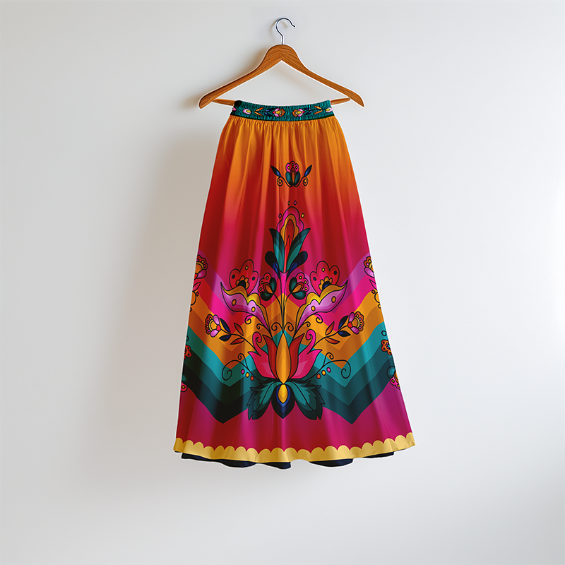 Copper Prairie Petals Skirt