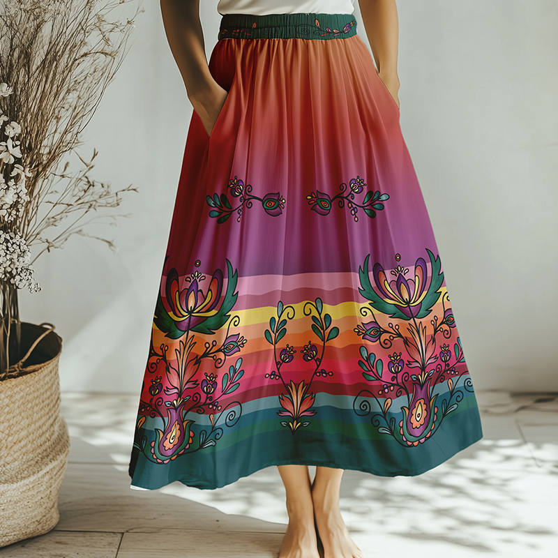Cedar Wind Bloom Skirt