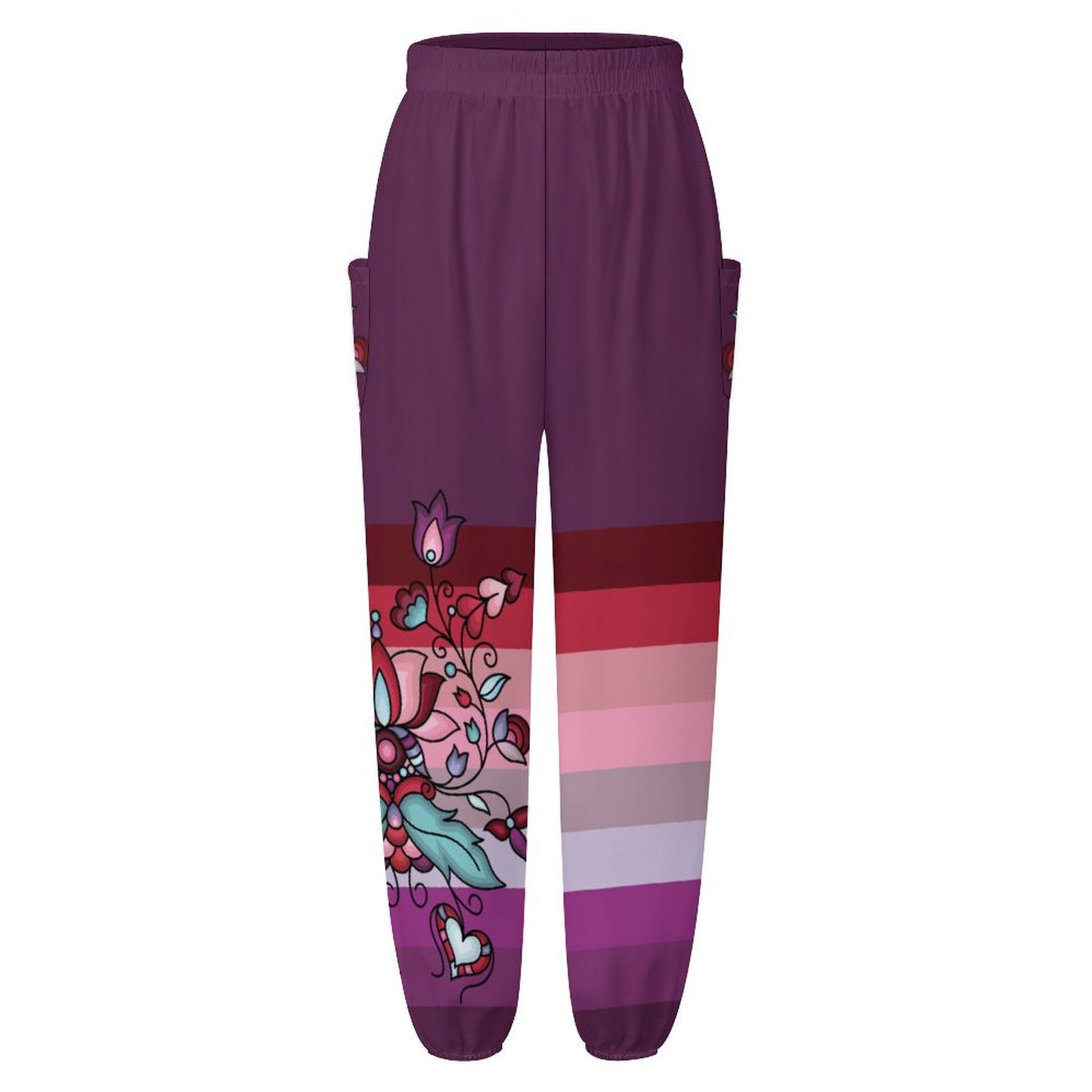 Snowlit Petal Dreams Ribbon Joggers Sample