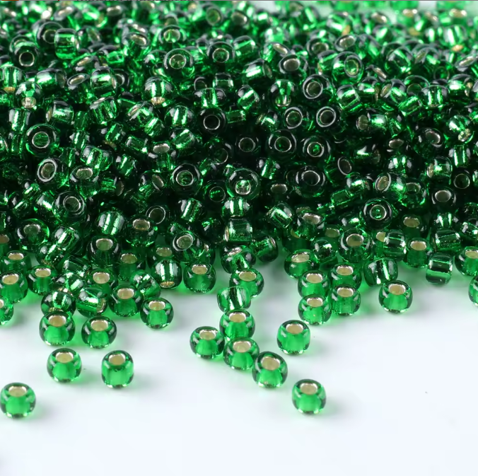 Seed Beads Size 11/0 - Sheer Seafoam