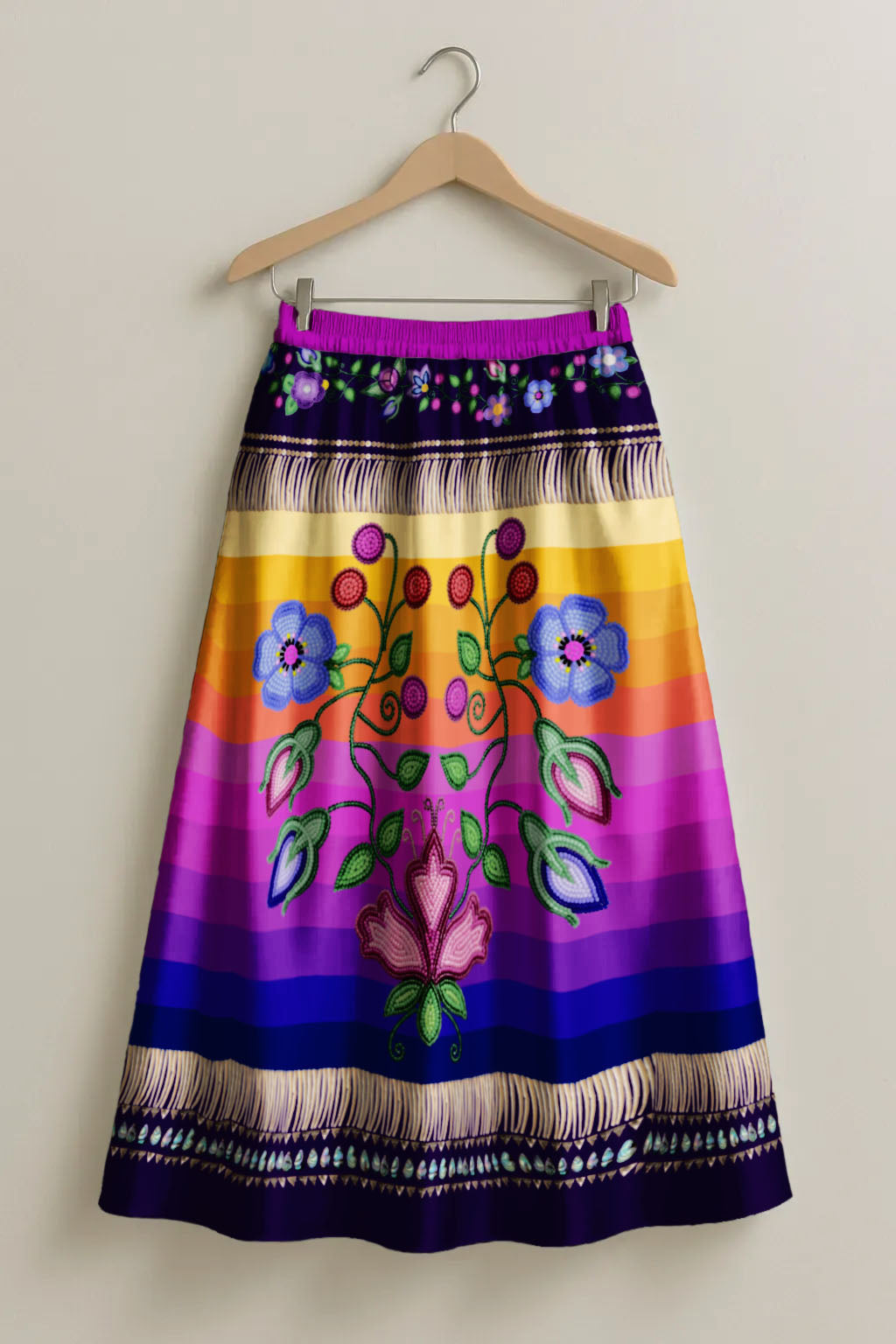 Beaded Offering Purple 1 Skirt