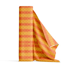Load image into Gallery viewer, Buffalo Run Orange Cotton Poplin Fabric By the Yard
