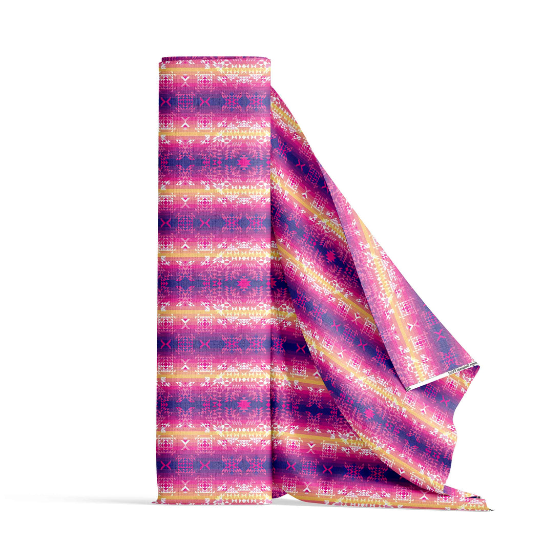 Mini Soleil Overlay Cotton Poplin Fabric By the Yard