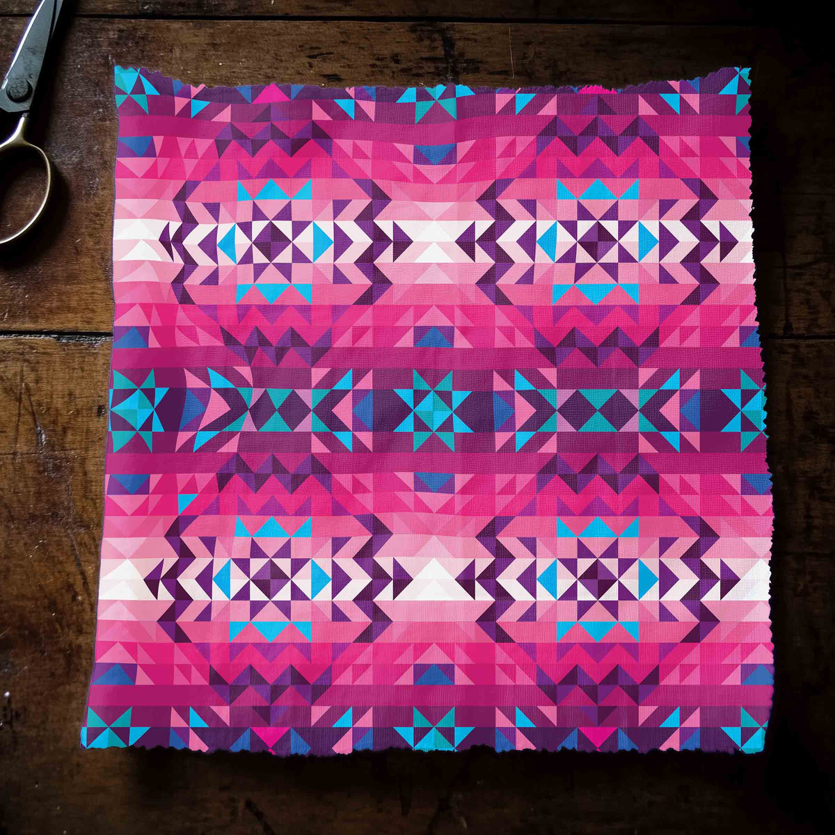 Bright Wave Cotton Poplin