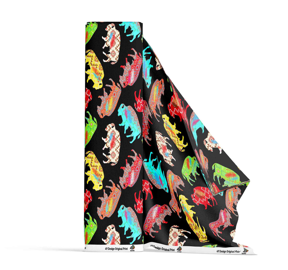 Buffalo Powwow Cotton Poplin