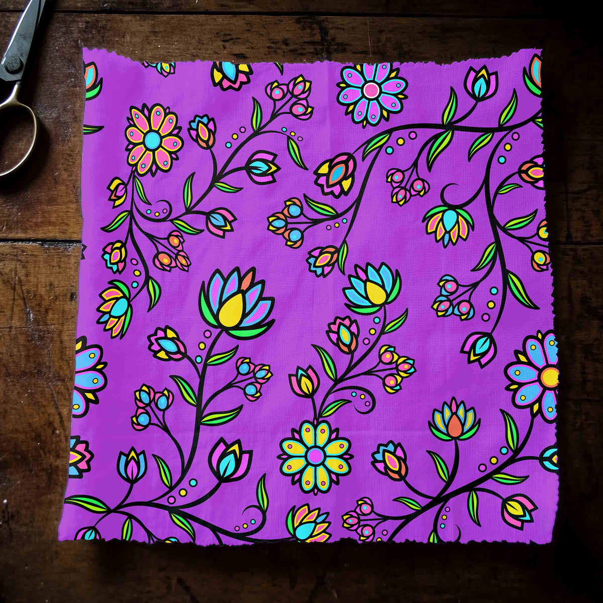 Cosmic Whisper Pastel Berry Cotton Poplin