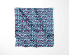Load image into Gallery viewer, Beaded Nouveau Marine Cotton Poplin Fabric By the Yard
