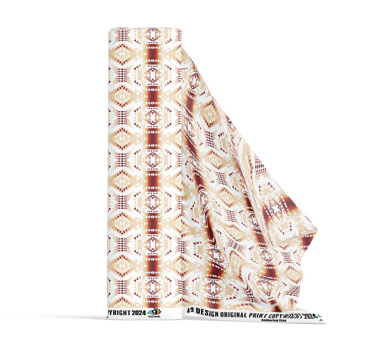 Gathering Earth Clay Cotton Poplin