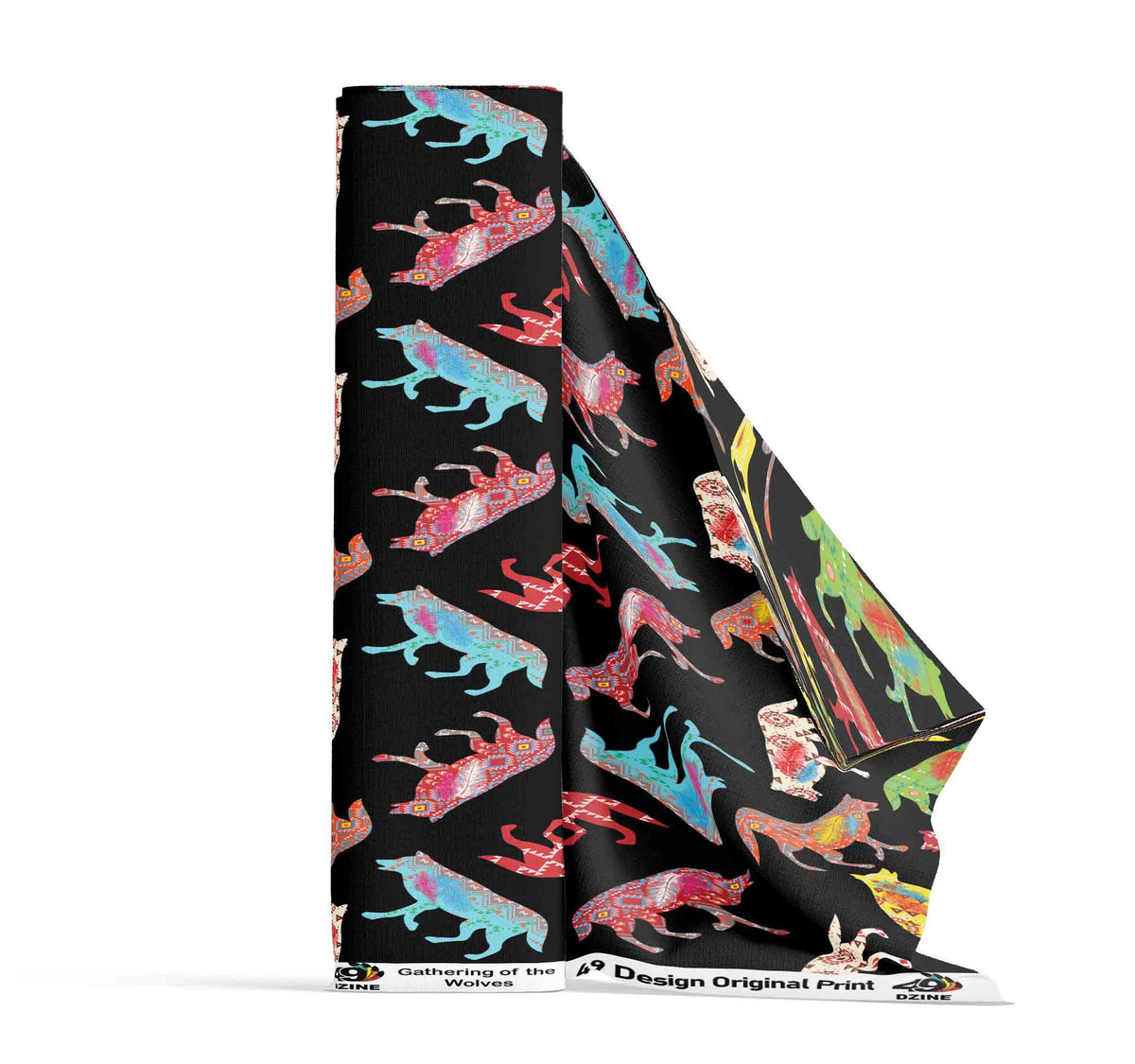 Gathering of the Wolves Cotton Poplin