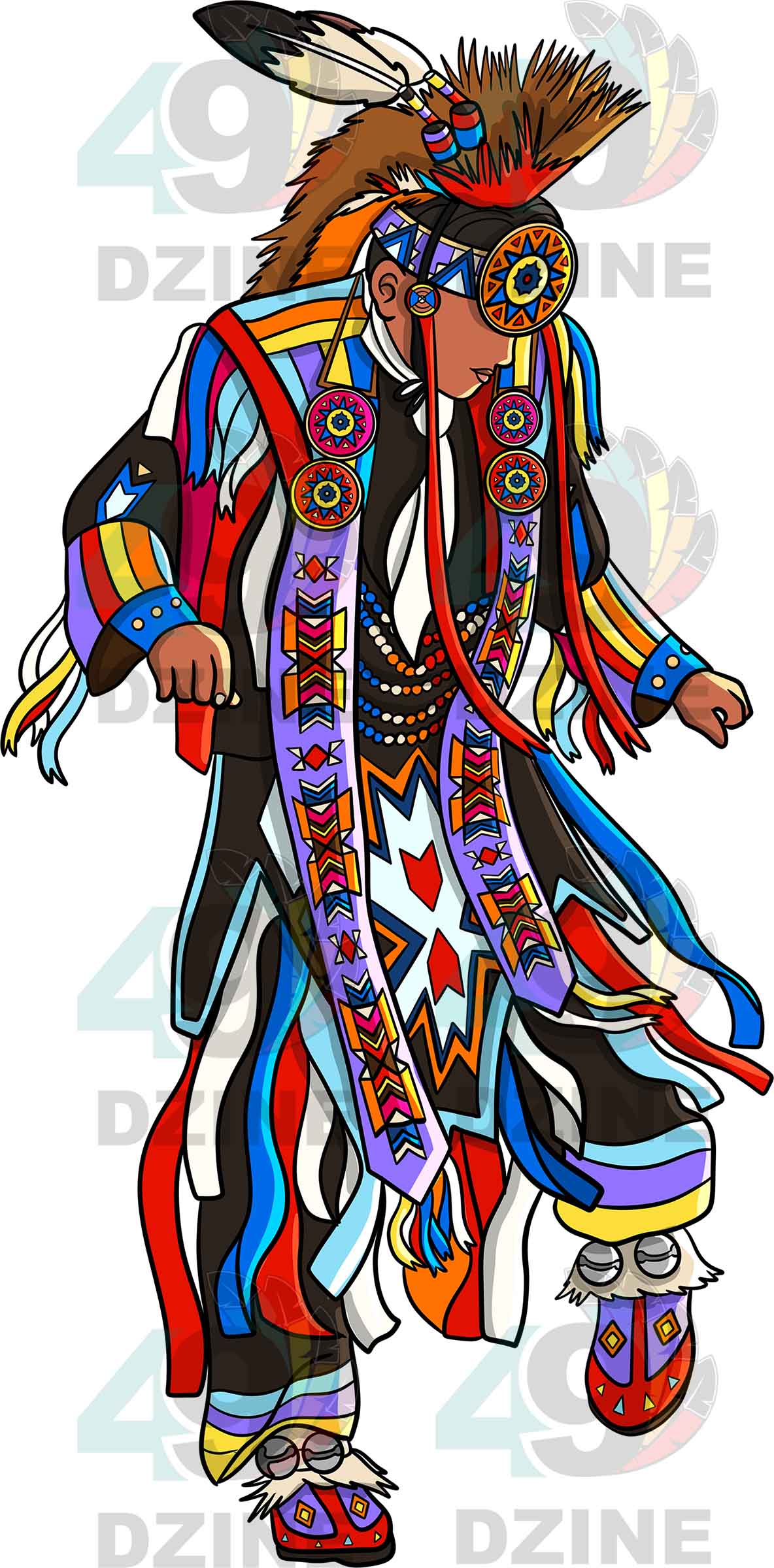 Grass Dancer Men 3 Sticker