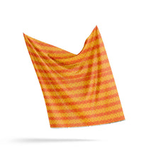 Load image into Gallery viewer, Buffalo Run Orange Cotton Poplin Fabric By the Yard
