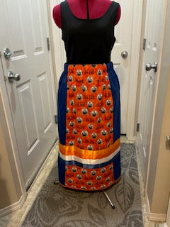 Liz Pelland Blue Hockey Ribbon Skirt