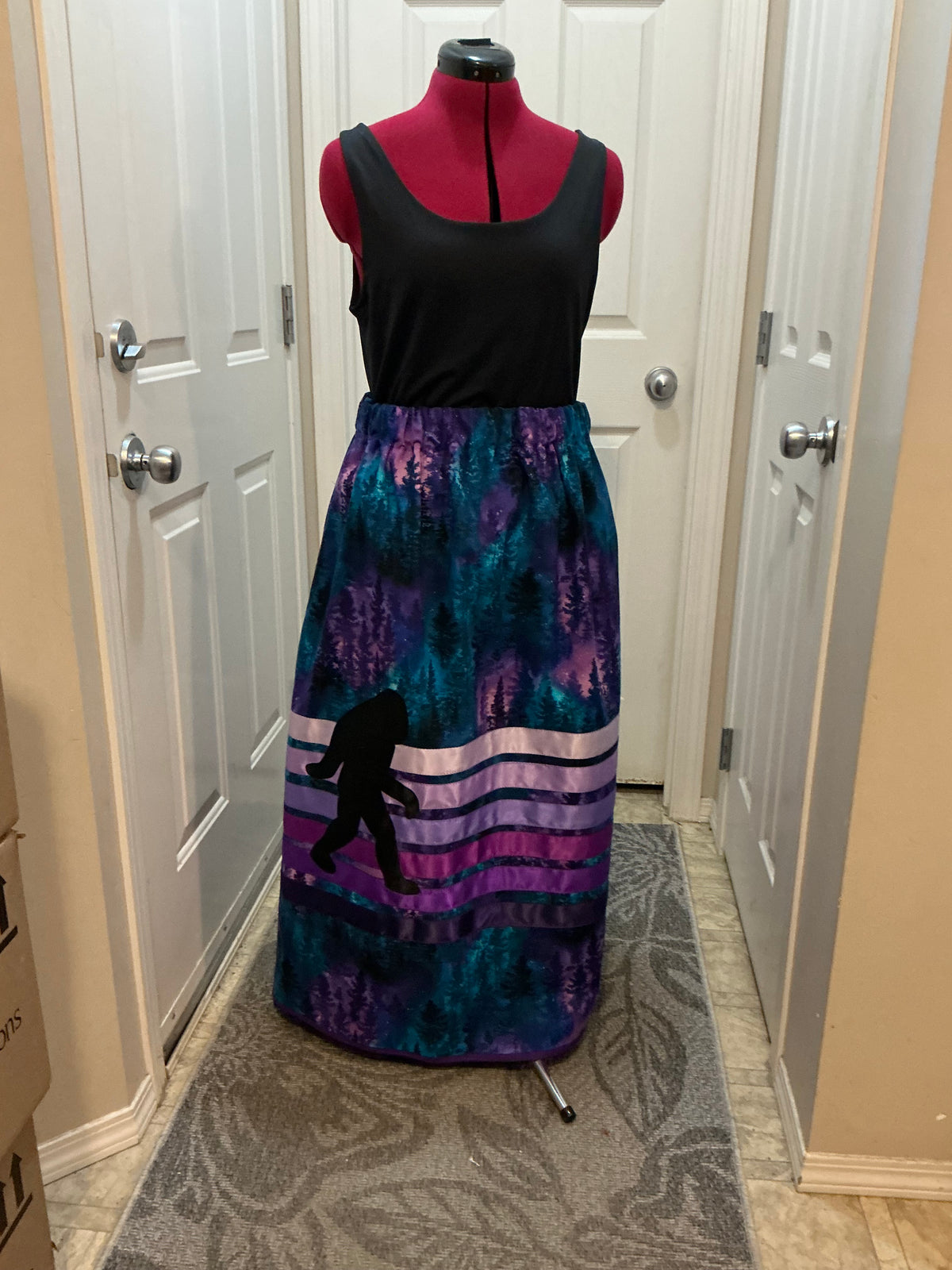Liz Pelland Northern Lights Bigfoot Ribbon Skirt