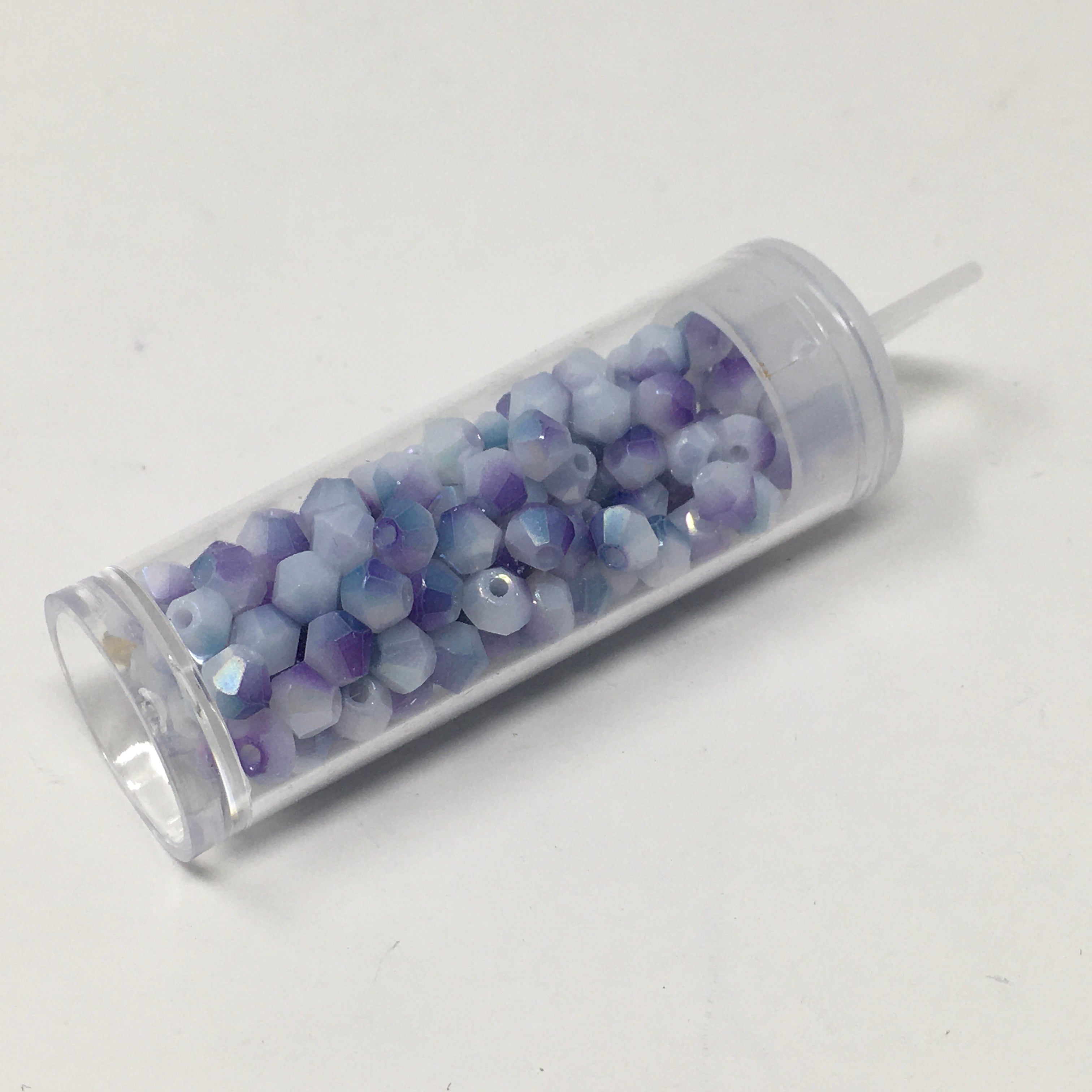4mm Bicone Glass Beads - Tundra