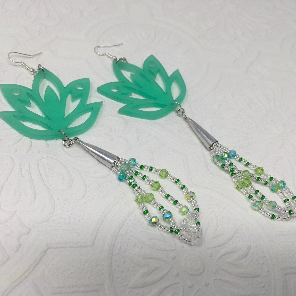 Single-Tier Acrylic Earrings